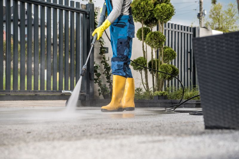 Power Washing of Residential Driveway
