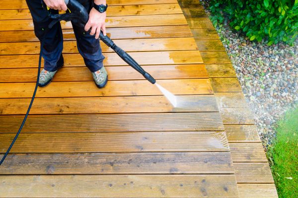 Cost of Deck Power Washing in Estero